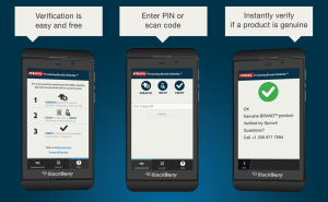 sproxil app on blackberry 10