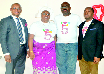 L-R, Mr Chinedum Chijioke, managing director, Sproxil; Mrs Abiodun Soremekun, executive director, Biofem Group; Mr Femi Soremekun, managing director, Biofem Group; and Pharm. Austin Usifo, head of marketing, Biofem Group, at the event.